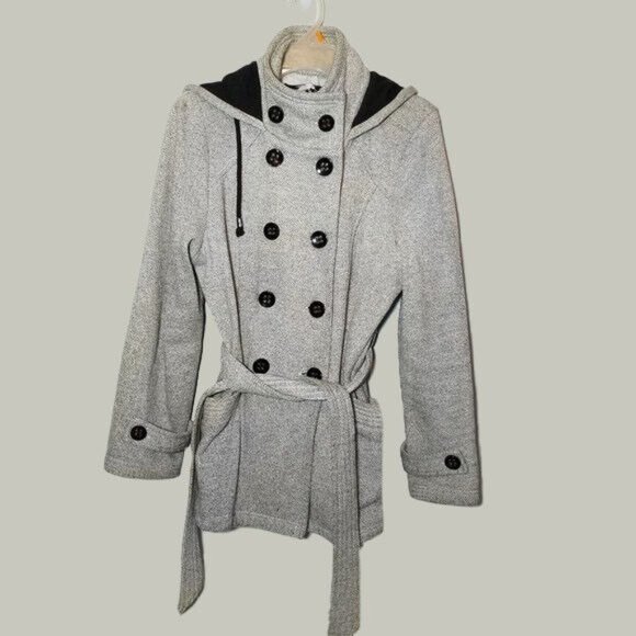 Sebby Jackets & Coats Sebby Pea Coat Jacket Womens Large Hooded